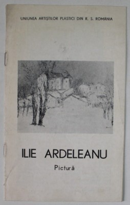 ILIE ARDELEANU , PICTURA , CATALOG DE EXPOZITIE , GALERIA &amp;#039;&amp;#039; CAMINUL ARTEI &amp;#039;&amp;#039; , IULIE , 1980 foto