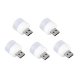 Cumpara ieftin Set 5 mini lampi LED de veghe, USB, portabile, lumina calda