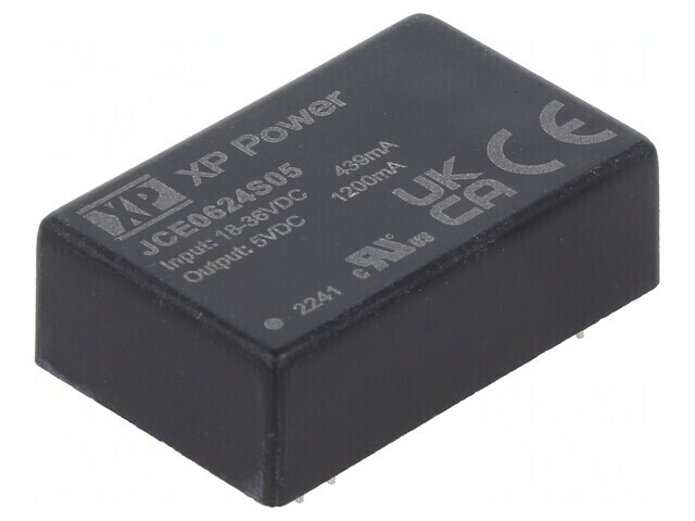 Convertor DC/DC 6W 18-36V la 5V 1200mA DIP24