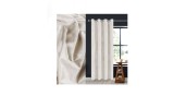Perdea Decorativa Velvet Ecru cu Inele 140x260cm