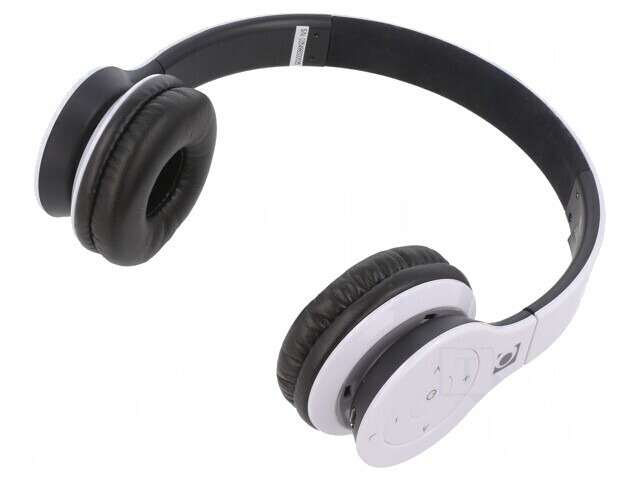 Căști Wireless cu Microfon Albe USB Micro 10m 32&Omega;