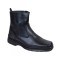 Ghete barbati, din piele naturala, model casual, inchidere cu fermoar, imblanite, calapod lat - 4013N