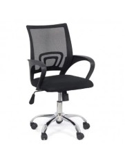 Scaun birou copii ergonomic OFF 619, mesh, baza cromata, inaltime reglabila, 80 kg