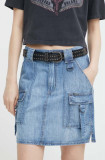 G-Star Raw fusta jeans mini, drept, D24887-D539