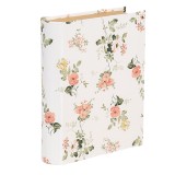 Cutie decorativa tip Carte carton multicolor Flowers 17x14x5 cm