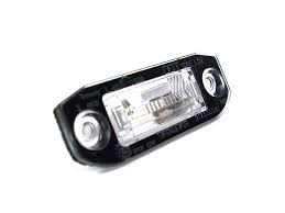 Lampa numar Volvo C70 2006-2010; S/V60 2011-2019; S40/V50 2004-2012; S80 1998-2013; V70 2007-; XC60 2008-2013; XC70 2007-; XC90 06.2006-; omologare E foto