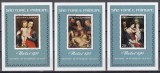 Sao Tome si Principe 1977 - Crăciun - Picturi de Rubens, 3 Colite DT, MNH