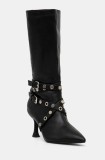 Answear Lab cizme femei, culoarea negru, cu toc cui