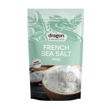 Sare Celtica Fina Dragon Superfoods, 500g, Sare de Mare Nerafinata, Franta, Sursa Naturala de Minerale