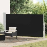 vidaXL Copertină laterală pentru terasă/curte, negru, 160x300 cm 40809