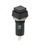 Intrerupator 1 circuit 1A 250V OFF-ON negru 09024FK cu retinere, Oem