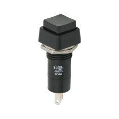Intrerupator 1 circuit 1A 250V OFF-ON negru 09024FK cu retinere