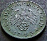 Cumpara ieftin Moneda istorica 5 REICHSPFENNIG - GERMANIA NAZISTA, anul 1940 B * cod 3581, Europa