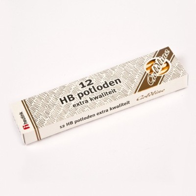 Set 12 creioane goldline hb din lemn galben - heutink foto