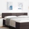 VidaXL Tăblie cap Altele cu headboard Maro &icirc;nchis 200 cm țesătură 42007037
