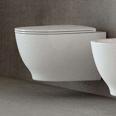 Vas Wc Moon Rak, Alb, Ceramica, Lungime 56 Cm, Latime 35 Cm, 27 Kg, Rakmowc00002 foto