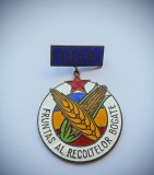 Medalie Fruntaș al recoltelor bogate 1958