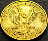 Cumpara ieftin Moneda exotica 10 PESOS - CHILE, anul 1981 * cod 402 A, America Centrala si de Sud