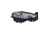 Far FIAT TIPO, 04.2016-, partea dreapta, AYFAR, cu daytime running light; H15+H7; electrical; silver rim; cu motor; halogen,
