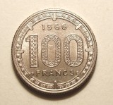 AFRICA ECUATORIALA 100 FRANCI 1966 UNC SPLENDIDA