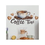 Cumpara ieftin Sticker Perete Autocolant &quot;Coffee Time&quot; 30x39cm - 801447