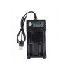 Incarcator Dublu USB Acumulator 18650, 4.2V 1A, Compatibil 10440, 14500, 16340, 17335, 17500, 17670, 18500, 18650