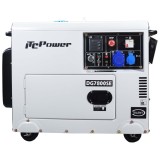 Generator diesel monofazat ITC Power DG7800SE, 6,3 kW, AVR, insonorizat