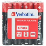 Baterii Verbatim Alkaline AAA, 4 buc