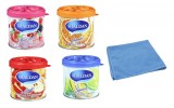 Mix 4 odorizante My Shaldan - Mixed Berry , Orange , Apple , Squash si Laveta Microfibra