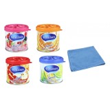 Mix 4 odorizante My Shaldan - Mixed Berry , Orange , Apple , Squash si Laveta Microfibra