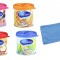 Mix 4 odorizante My Shaldan - Mixed Berry , Orange , Apple , Squash si Laveta Microfibra
