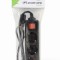 PRELUNGITOR GEMBIRD, Schuko x 3, conectare prin IEC C14 (T), cablu 0.6 m, 10 A, protectie copii, negru, &quot;EG-PSU3-01&quot; (timbru verde 0.18 lei)