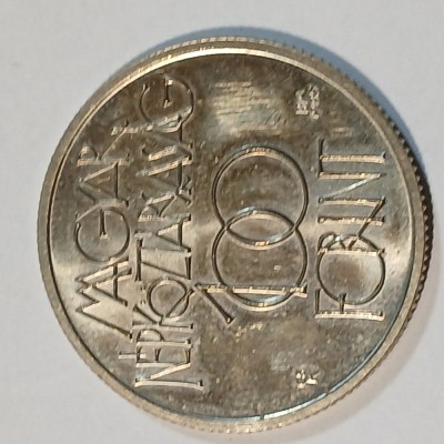 Moneda comemorativa 100 forinti Ungaria 1985 foto