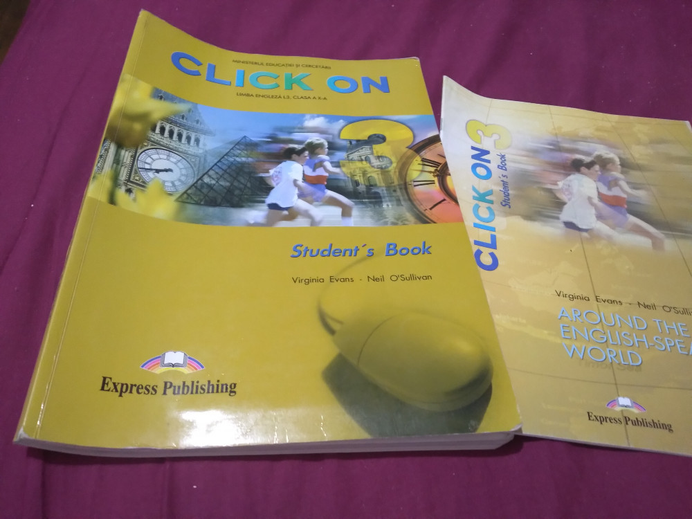 CLICK ON STUDENTS 3 BOOK MANUAL LIMBA ENGLEZA L3 CLASA X MANUAL NOU, Clasa  10, Alta editura | Okazii.ro