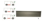 Panou reparatie usa Mercedes 207-410, 1977-1995 model scurt/mediu/lung, partea dreapta, inaltime 330 mm; parte inferioara, usa culisanta, cu o nervur