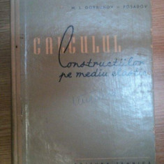 CALCULUL CONSTRUCTIILOR PE MEDIUL ELASTIC , EDITIE REVIZUITA DE M.I. GORBUNOV-POSADOV , 1960