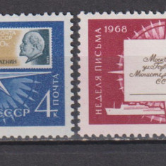 RUSIA (U.R.S.S. ) 1968 ANIVERSARI MI. 3533-3534 MNH
