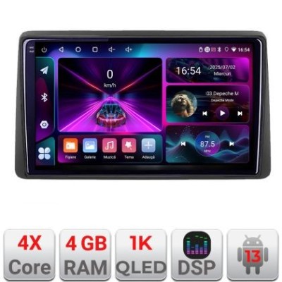 Navigatie Dacia Duster dupa 2019 A-199 4+64 InCell Display 1K Android Waze USB Navigatie Internet Youtube Radio CarStore Technology foto