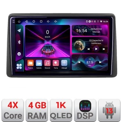Navigatie Dacia Duster dupa 2019 A-199 4+64 InCell Display 1K Android Waze USB Navigatie Internet Youtube Radio CarStore Technology