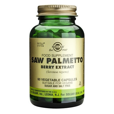 Saw Palmetto Berry Extract Solgar 60cps foto
