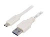 Cablu USB 3.0 A la C Aurit 0,5m Alb, Gembird