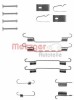 Set accesorii, sabot de frana SUZUKI ALTO (HA12, HA23) (1998 - 2004) METZGER 105-0722