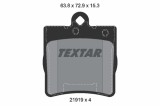 TEXTAR 2191901 Q+ set placute frana,frana disc