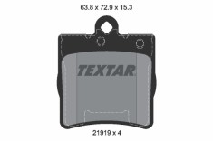 TEXTAR 2191901 Q+ set placute frana,frana disc