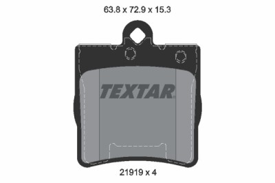TEXTAR 2191901 Q+ set placute frana,frana disc foto