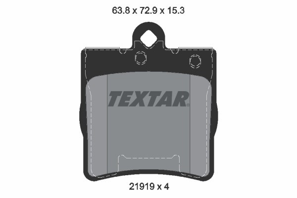 TEXTAR 2191901 Q+ set placute frana,frana disc