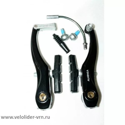Frana Fata V-Brake Alongha HJ-805AD - 110x60 mm, Aluminiu, Negru Ultimate FactoryBikes foto