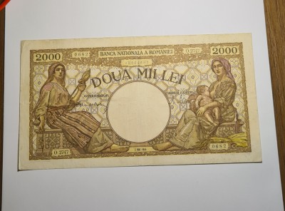 2000 lei 1944 Mai Frumoasa foto