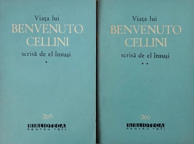 Viata lui Benvenuto Cellini scrisa de el insusi (2 volume) foto