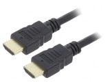 Cablu HDMI 2.0 0,5m Negru PVC